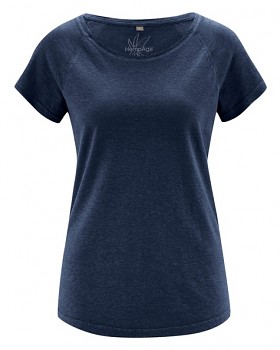 ROLT dámské raglánové tričko z konopí a biobavlny - tmavě modrá navy