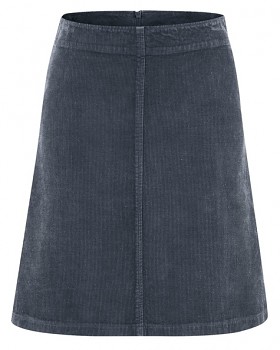 COURTNEY dámská sukně z konopí a biobavlny - tmavě šedá dark