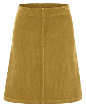 COURTNEY dámská sukně z konopí a biobavlny - žlutá peanut