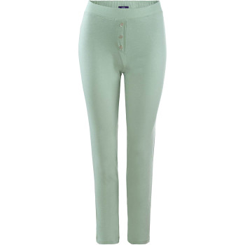 CAROL dámské pyžamové kalhoty ze 100% biobavlny - zelená misty green