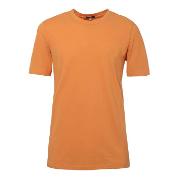 MARCUS pánské tričko s krátkými rukávy z bambusu a biobavlny - oranžová tangerine