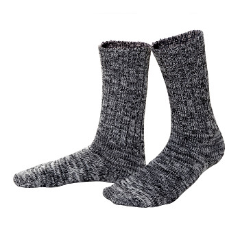 LOVIS unisex ponožky z biobavlny - černobílá