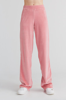 Albero dámské teplákové kalhoty ze 100% biobavlny - růžová rosa