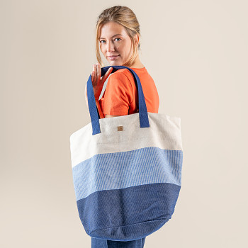 OMAN velká plátěná taška shopper ze 100% biobavlny