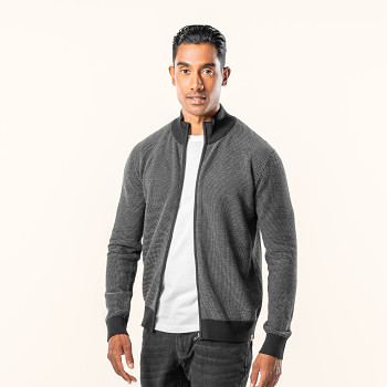 Spencer Pánský svetr ze 100% biobavlny - jet black