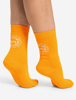 PADU unisex ponožky z biobavlny - oranžová