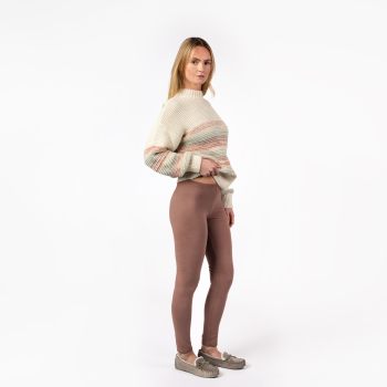 HELLA Dámské legíny z biobavlny - růžová sienna