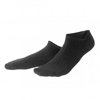 RIAS  unisex ponožky do tenisek z bambusu a biobavlny - černá
