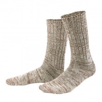 LOVIS unisex ponožky z biobavlny - hnědá autumn morning