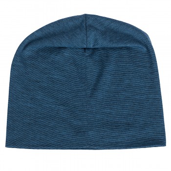 SOAN unisex čepice z bio vlny a biobavlny - modrá mid blue